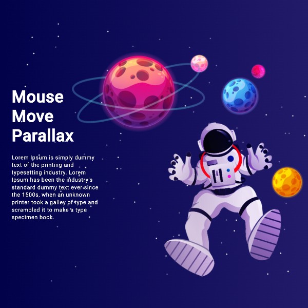 Mouse Move Parallax